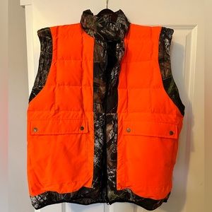 Browning Down Puffer Reversible Hunting Vest. Size XXL.